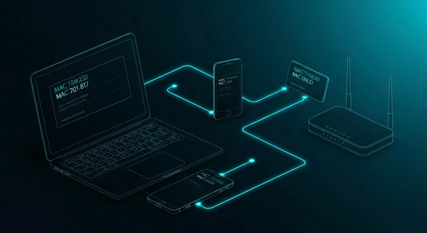 Illustration for the guide: How to Find Your MAC Address on Any Device